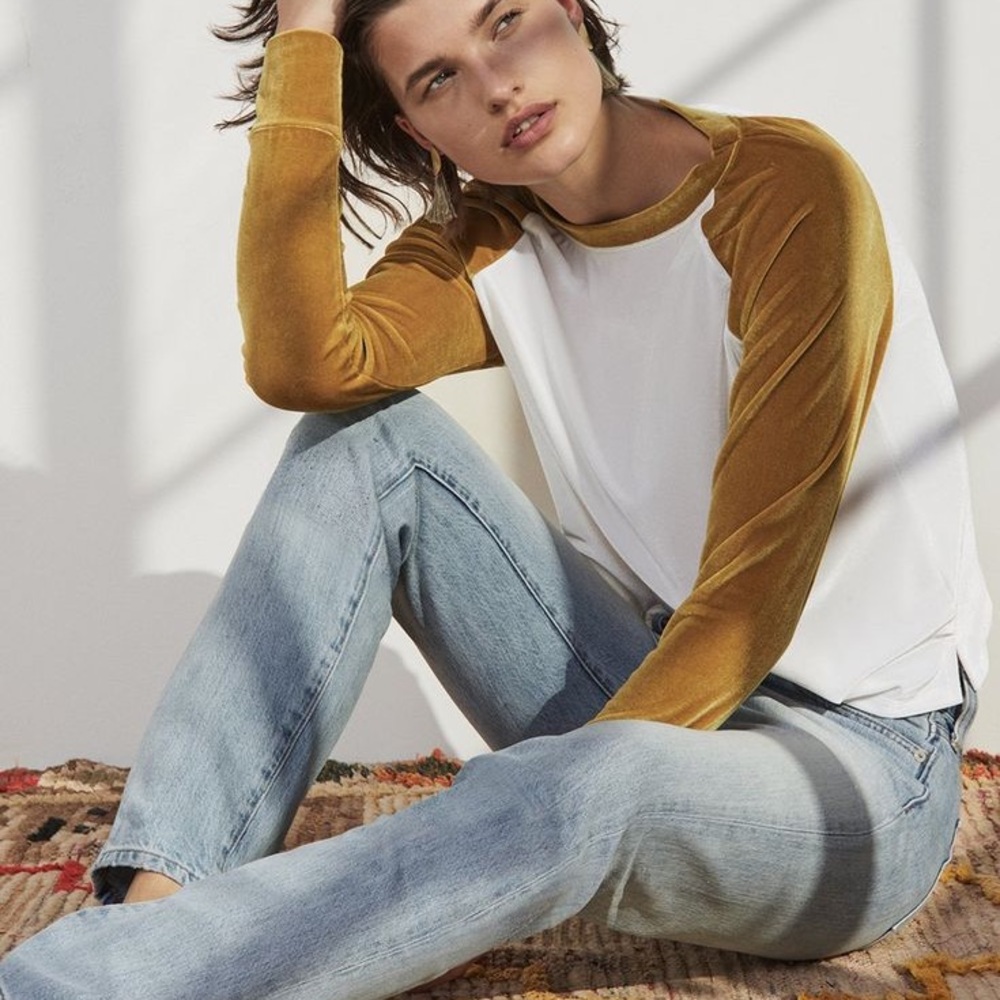 Madewell | Velvet Baseball Tee